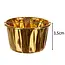 Ruhhy Gouden Muffin Cups - Set van 50 - Aluminium Vetbestendige Cupcakevormpjes