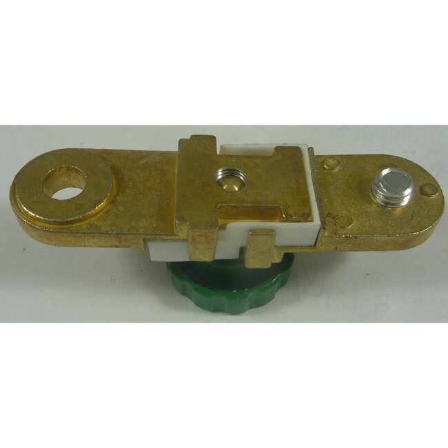 Dragon-Tools accupoolklem massaschakelaar - metaal - afkoppelbaar, anti-diefstal - diameter 34 mm - groen - 12-24 V, 125 A - voor auto