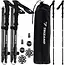 Trizand Opvouwbare Trekkingstokken - Verstelbaar 110-130 cm - Inclusief Accessoires en Draagtas