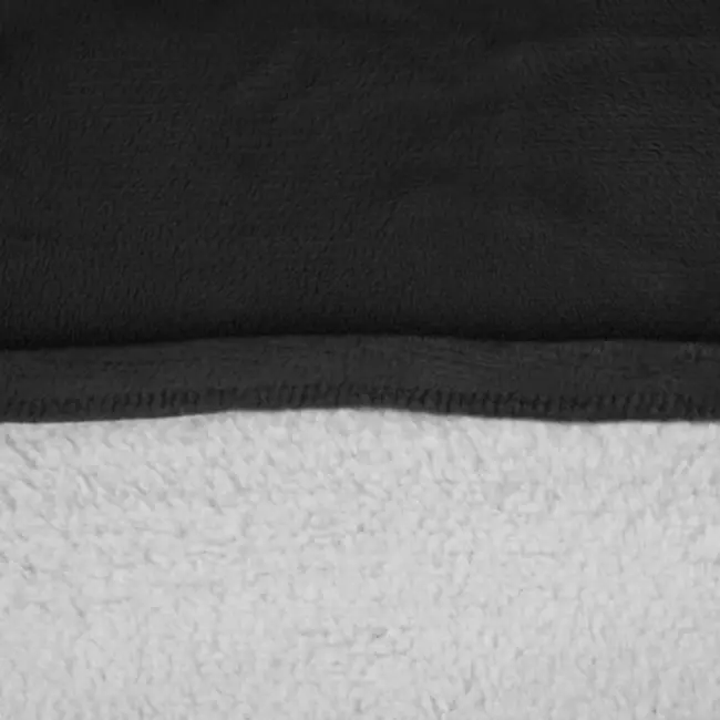 Ruhhy XXL Deken Sweatshirt - Oversized Zwarte Hoodie van Flanel voor Warmte en Comfort