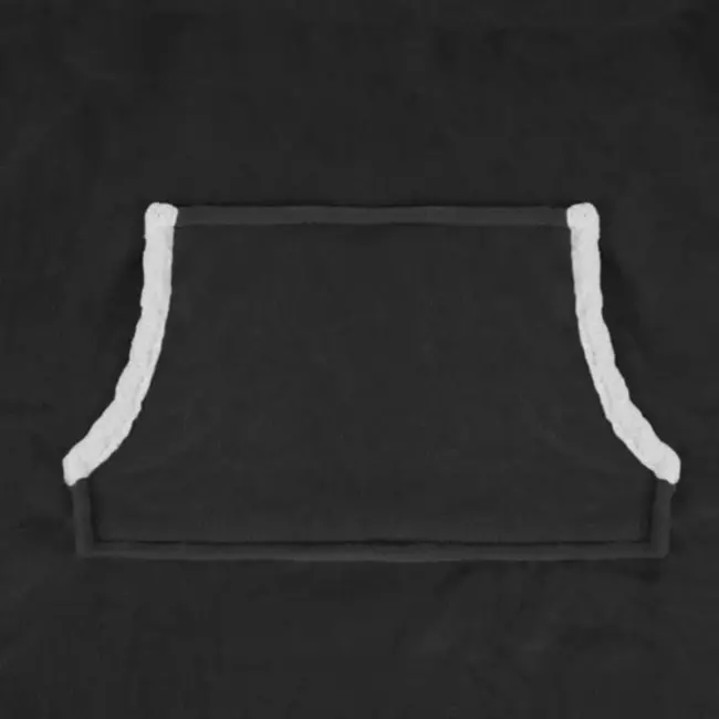 Ruhhy XXL Deken Sweatshirt - Oversized Zwarte Hoodie van Flanel voor Warmte en Comfort