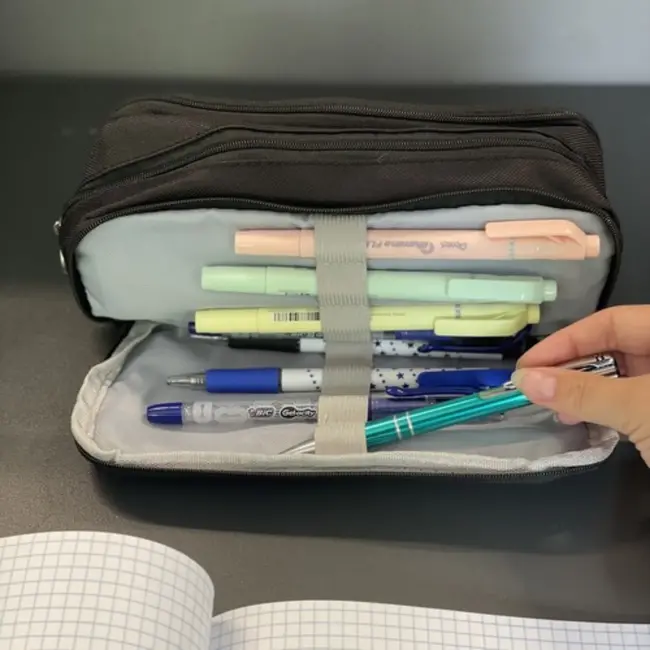 Maaleo Drievaks Pennenetui - Stijlvolle Organizer van 900D Oxford voor School en Kantoor