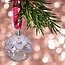 REA 72-delige kerstballenset - breukvast kunststof - roze en zilver - diverse designs