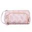 Maaleo Grote School Etui - Roze - Twee Vakken - Ruime Organizer
