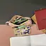 Maaleo Grote School Etui - Roze - Twee Vakken - Ruime Organizer