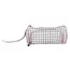 Maaleo Dubbele Uitbreidbare Etui - Wit Geruit - Twee Compartimenten - Mesh Organizer