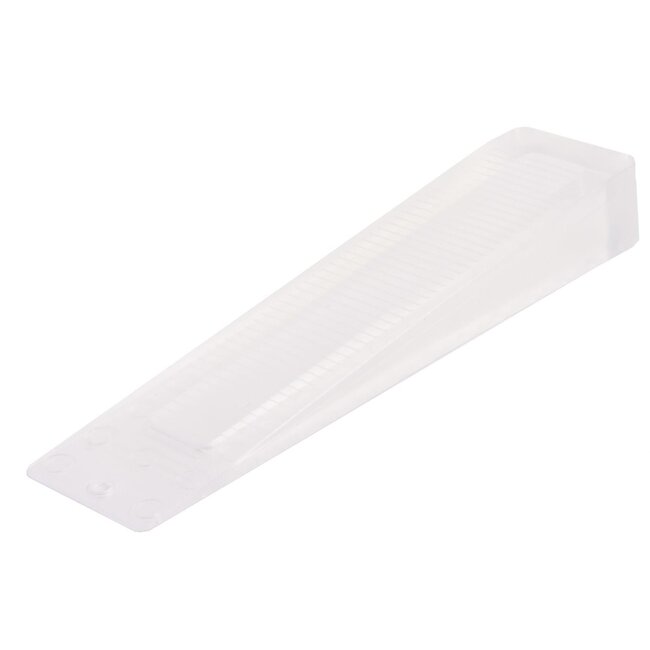 Benson Flexibele deurstopper - Transparant - 16 mm - Voorkomt deurklappen - Beschermt deuren