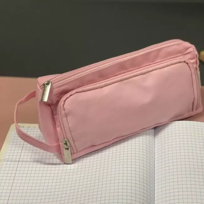 Maaleo Dubbel Uitschuifbare Etui - Roze - Praktisch en Ruim