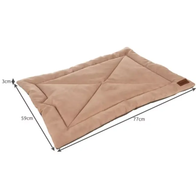 Purlov Dierenbed - Bruin - 77 x 59 cm - Voor Honden, Katten en Konijnen
