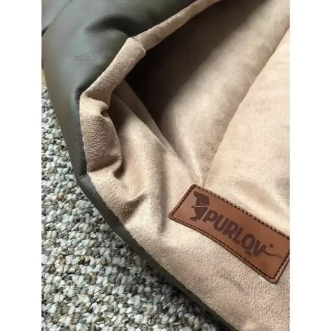 Purlov Dierenbed - Bruin - 77 x 59 cm - Voor Honden, Katten en Konijnen