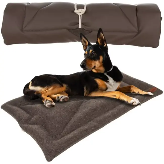 Purlov Dierenbed - Donkerbruin - 77 x 59 cm - Voor Honden, Katten en Konijnen