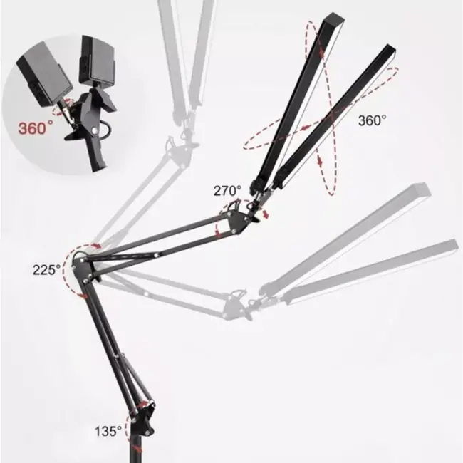 Izoxis Tekentafel Lamp - Energiezuinig LED-licht - Verstelbaar en Praktisch