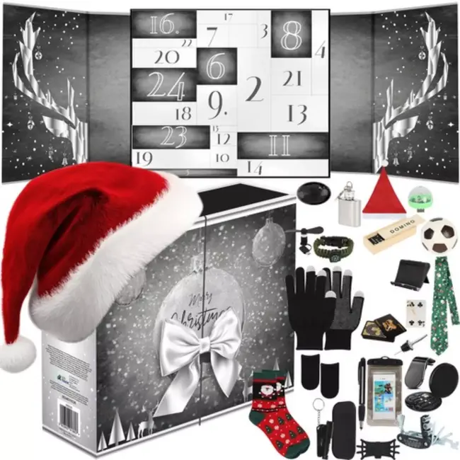 Ruhhy Adventskalender voor Mannen – 24 Unieke Cadeaus voor December