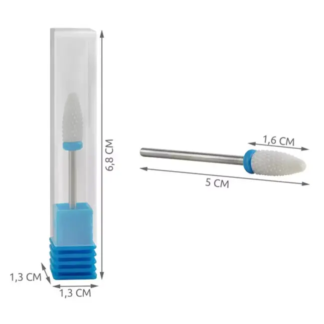 Ruhhy Keramische Nagelfrees - Compatibel met "Twist and Lock"-Systemen