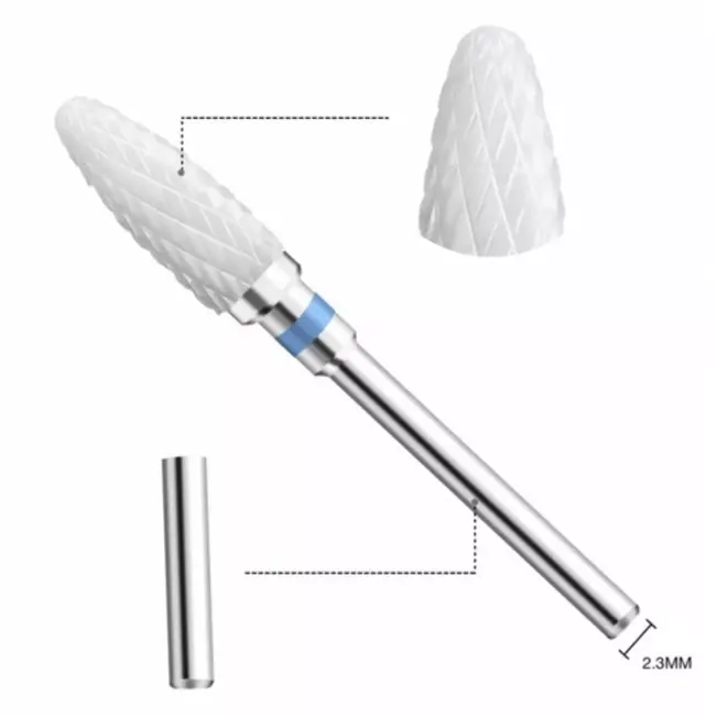 Ruhhy Keramische Nagelfrees - Compatibel met "Twist and Lock"-Systemen