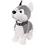 Kruzzel Interactieve Pluchen Hond - Husky - Reageert op Geluid