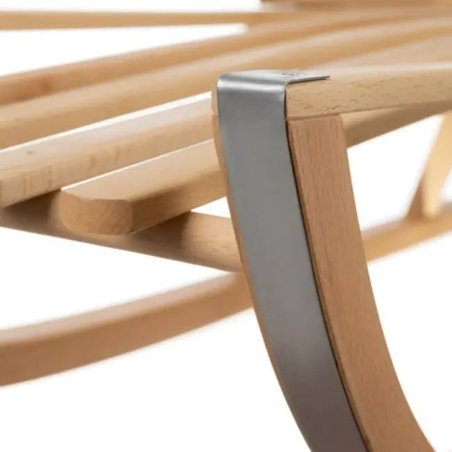 Kruzzel Houten Slee met Rugleuning en Trekkoord – Veilig en Weerbestendig