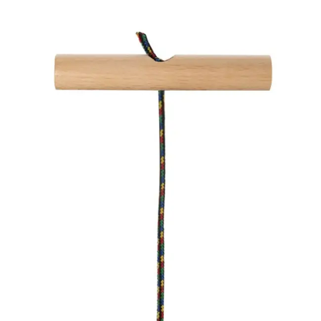 Kruzzel Houten Slee met Rugleuning en Trekkoord – Veilig en Weerbestendig