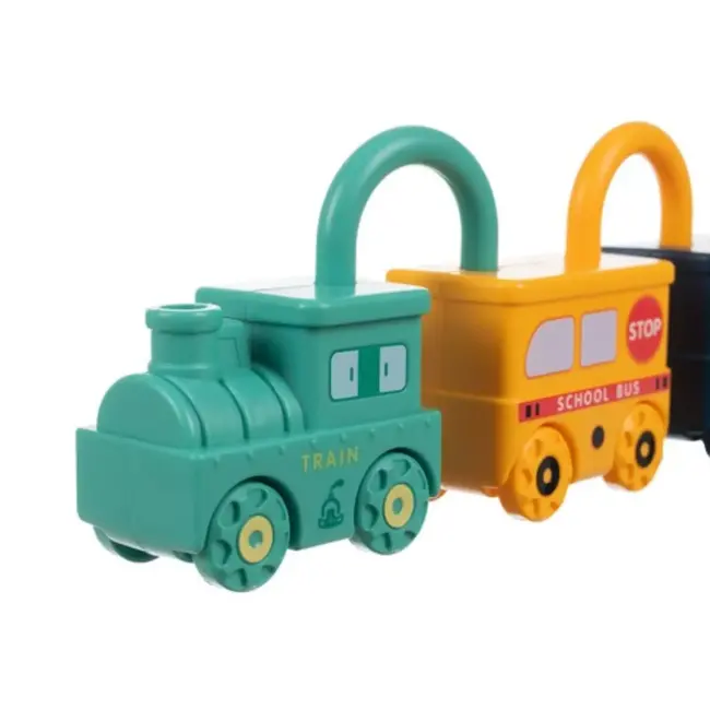 Kruzzel Puzzel Speelset - Voertuigen en Sleutels - Voor Kinderen