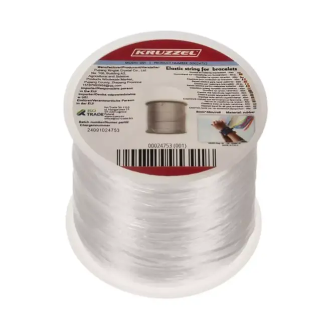 Kruzzel Elastisch Koord voor Sieraden – 40m Elastiek voor Armbanden Maken