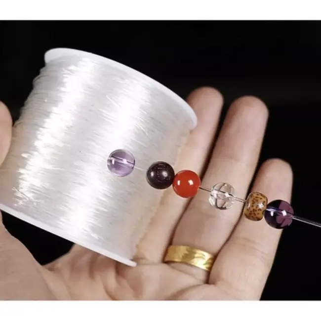 Kruzzel Elastisch Koord voor Sieraden – 40m Elastiek voor Armbanden Maken