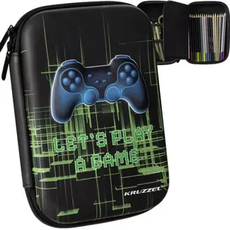 Kruzzel Gamer Etui - Vouwbaar en Ruim - Duurzaam Ontwerp