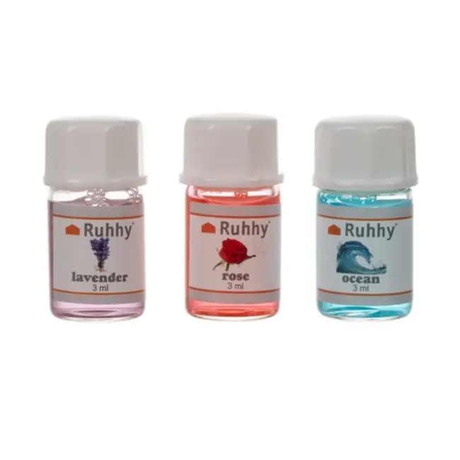 Ruhhy Aroma Diffuser - 200ml Luchtbevochtiger met LED Verlichting en Essentiële Oliën - Stijlvol Houten Design