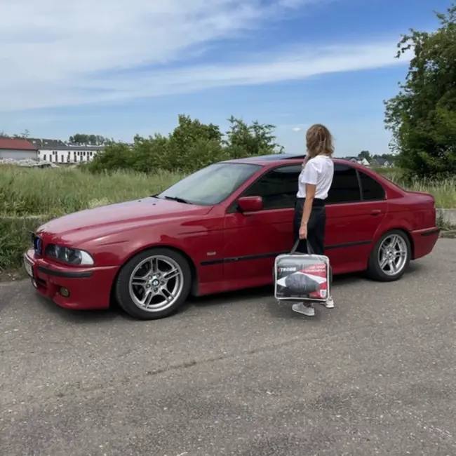 Xtrobb Autohoes - Grijze Beschermhoes voor Grote Auto's - 572 x 180 x 120 cm