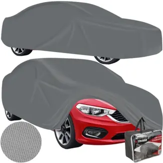 Xtrobb Autohoes - Grijze Beschermhoes voor Grote Auto's - 572 x 180 x 120 cm
