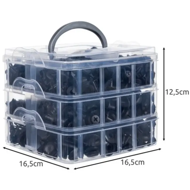 Xtrobb Auto Clips Set - 620 Stuks - Universele Bevestigingsclips met Verwijdertools