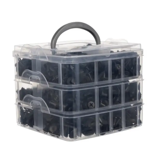 Xtrobb Auto Clips Set - 620 Stuks - Universele Bevestigingsclips met Verwijdertools