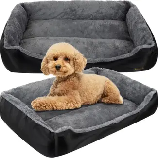 Purlov Honden- en Kattenmand - 60x45 cm - Comfortabel en Wasbaar Huisdierbed Purlov Honden- en Kattenmand - 60x45 cm - Comfortabel en Wasbaar Huisdierbed