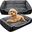 Purlov Honden- en Kattenmand - 60x45 cm - Comfortabel en Wasbaar Huisdierbed