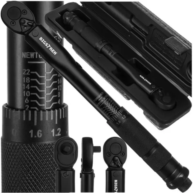 Bigstren Momentsleutel 1/4" - 2-24 Nm - Inclusief Opbergkoffer - Professioneel Gereedschap