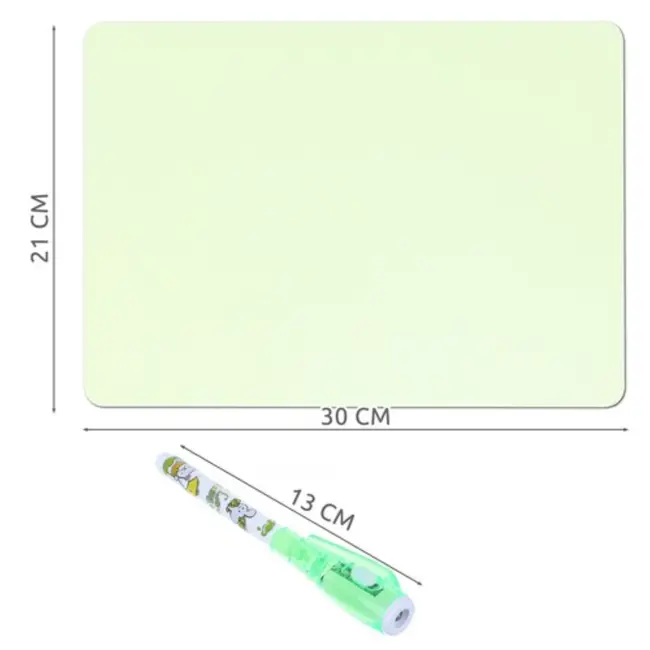 Ruhhy Lichttekenbord - LED Tekenbord voor Kinderen - Inclusief 6 Sjablonen en LED-pennen