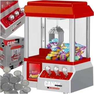 Kruzzel Candy Grijpmachine – Arcade Snoepjes Vangen met LED- en Geluidseffecten