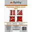 Ruhhy Kerst Kussenhoezen Set – 4 Stuks, Fluwelen Afwerking, 45x45 cm – Perfect voor Feestelijke Decoratie