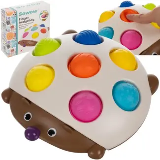 Kruzzel Montessori Zintuiglijke Egel – Pop It Speelgoed voor Kinderen vanaf 18 Maanden