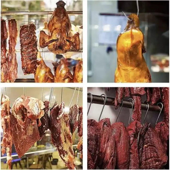 Kaminer Rookhaken - Set van 15 - RVS - Ideaal voor Vlees Roken