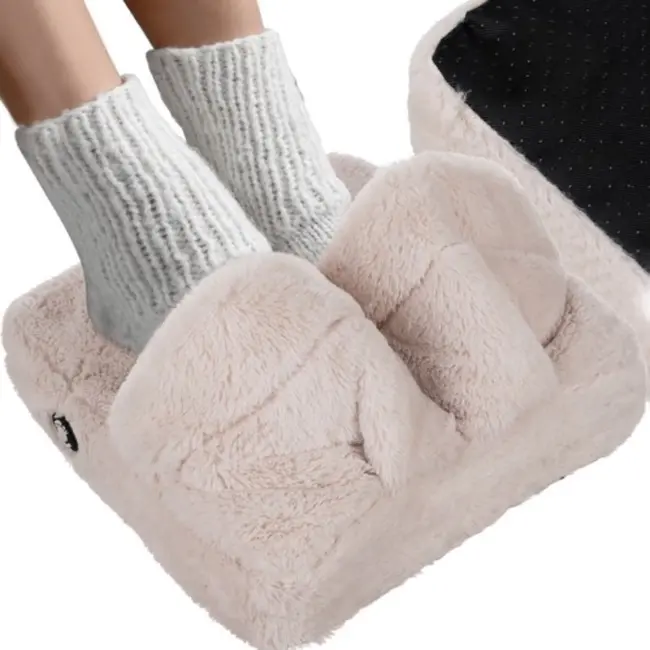Ruhhy Voetmassage Slippers – Vibrerende Pantoffels met Verwarmend Effect voor Ontspanning
