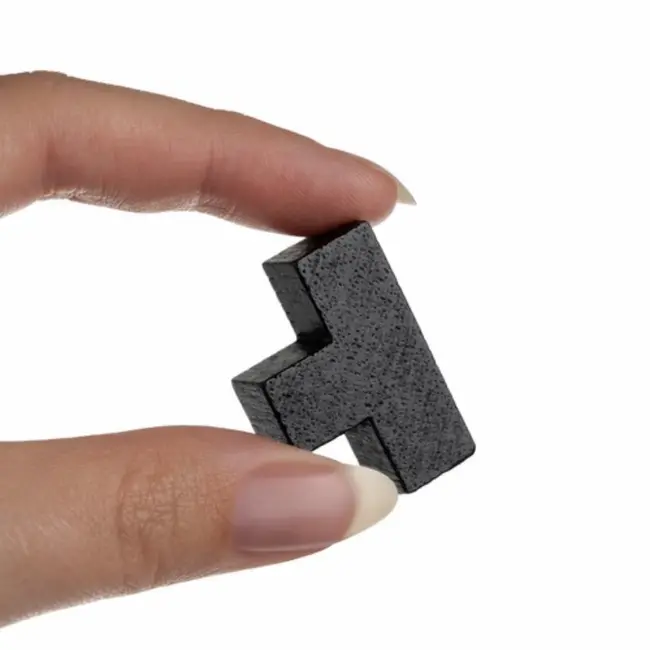 Kruzzel Houten Puzzelkubus - Breinbreker met 52 T-Blokken, Uitdagende Logische Puzzel voor Alle Leeftijden