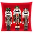 Ruhhy Kussenhoes Kerst 40x40 cm – Notenkraker Thema – Sfeervolle Kerstdecoratie