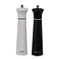 Ruhhy Peper- en Zoutmolen Set – Hout & Keramisch Mechanisme – Zwart en Wit