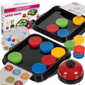 Kruzzel Logisch Denkspel voor Kinderen – Educatief Spel met Patronen en Bel