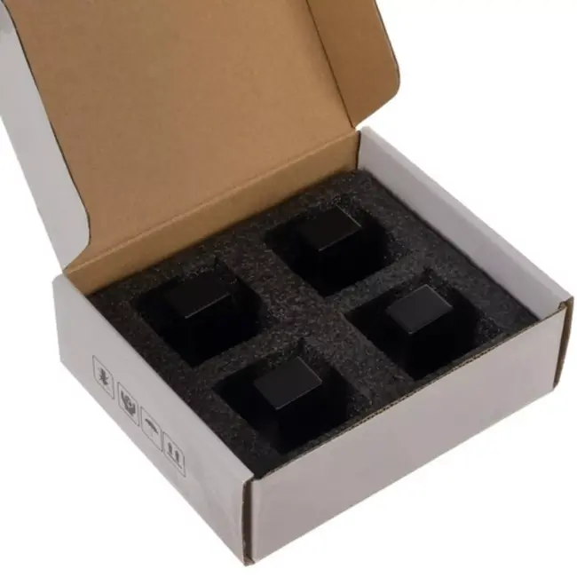 Ruhhy Zelfklevende Haken Set – 4 Mat Zwarte Haken voor Badkamer en Keuken