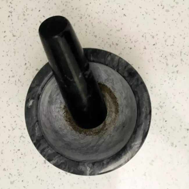 Ruhhy Marmeren Vijzel – Stevige Vijzel en Stamper voor Kruiden en Specerijen