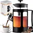 Ruhhy French Press Koffie- en Theemaker – 1 Liter Capaciteit voor 3-6 Kopjes