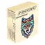 Kruzzel Houten Wolf Puzzel – 170 Stukken – Kleurrijke en Unieke Decoratieve Puzzel