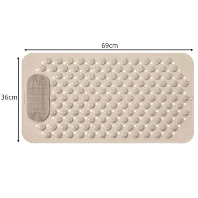 Ruhhy Anti-Slip Badkamer Mat – Veiligheid en Massage voor Douche en Bad