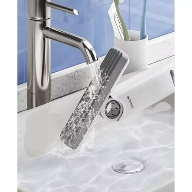 Ruhhy Mini Mop – Compact en Zelf-Uitwringend voor Perfecte Raamreiniging